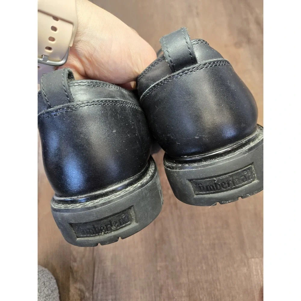 Timberland Waterproof Mens Black Leather Lace Up Oxford Shoe Size 12M‎
